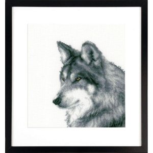 Wolf Portrait Counted Cross Stitch Kit  |   Needlework Craft Needlework