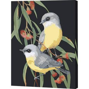 Yellow Robins Paint-By-Numbers  |   Craft & Hobbies Craft Craft & Hobbies