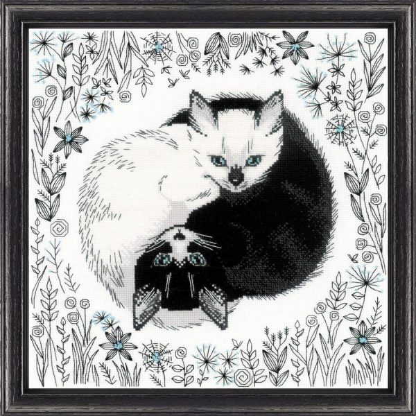 Yin & Yang Counted Cross Stitch Kit  |   Needlework Craft Needlework