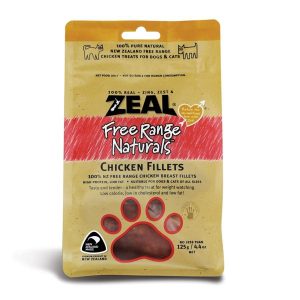 Zeal Free Range Naturals Chicken Fillets 125G  |   Dog Food Dog Food Dog Food