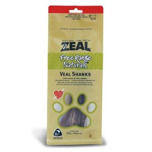 Zeal Free Range Naturals Veal Shanks 125G  |   Dog Food Dog Food Dog Food