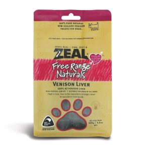 Zeal Free Range Naturals Venison Liver 125G  |   Dog Food Dog Food Dog Food