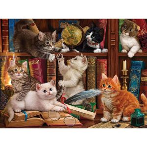 Library Kittens 1000 Pc  |   Jigsaws Craft Jigsaws