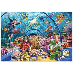 Wasgij Original 43 – Aquarium Antics 1000 Pc  |   Jigsaws Craft Jigsaws