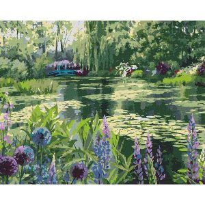 Waterlillies Paint-By-Numbers  |   Craft & Hobbies Craft Craft & Hobbies