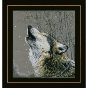 Howling At The Stars Counted Cross Stitch Kit  |   Needlework Craft Needlework