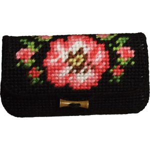 Rose Needlepoint Purse  |   Needlework Craft Needlework