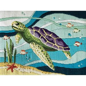 Sea Turtle Long Stitch  |   Needlework Craft Needlework