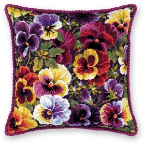 Royal Pansies  |   Needlework Craft Needlework